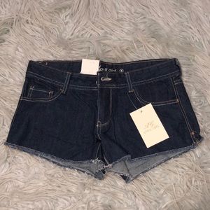 April Girl jean denim cutoff shorts